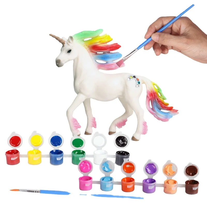 Paint Your Unicorn Set Diy Painting Unicorn Kit Unicorn Party Favor