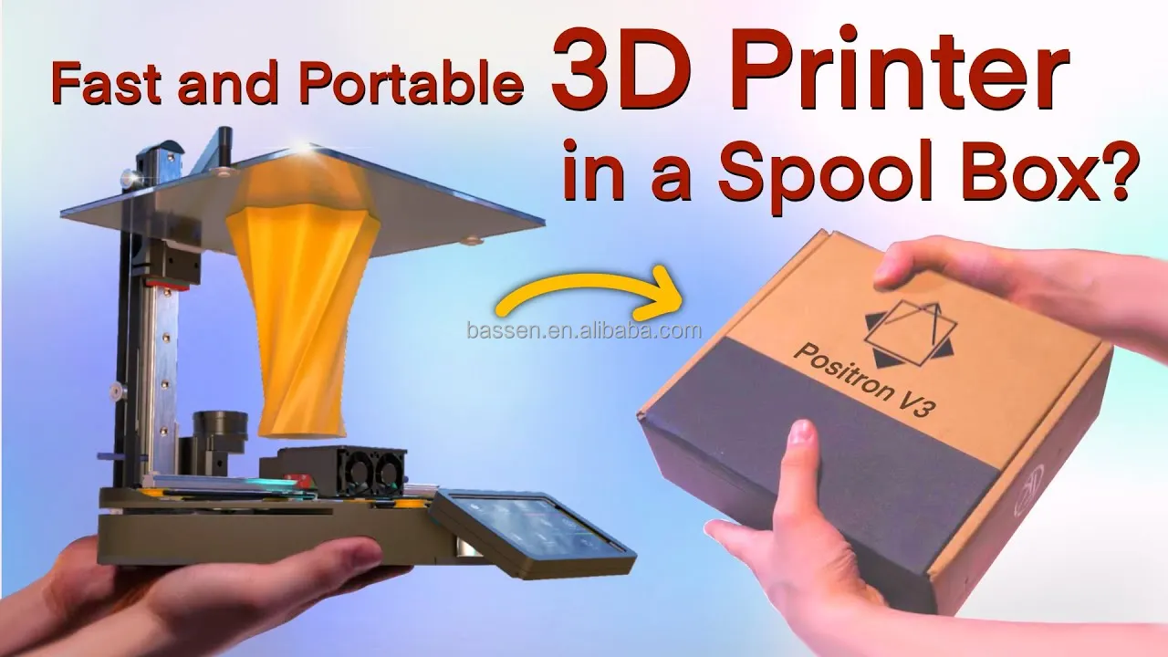 Kralyn 3d Latest Design Positron V3 Foldable 3d