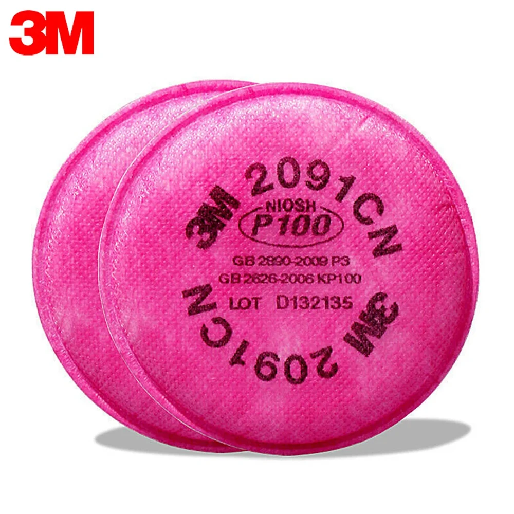 
3M 2091 Pre-filter Cotton Dust Particulates Filter for 3M 6200 Respirator 