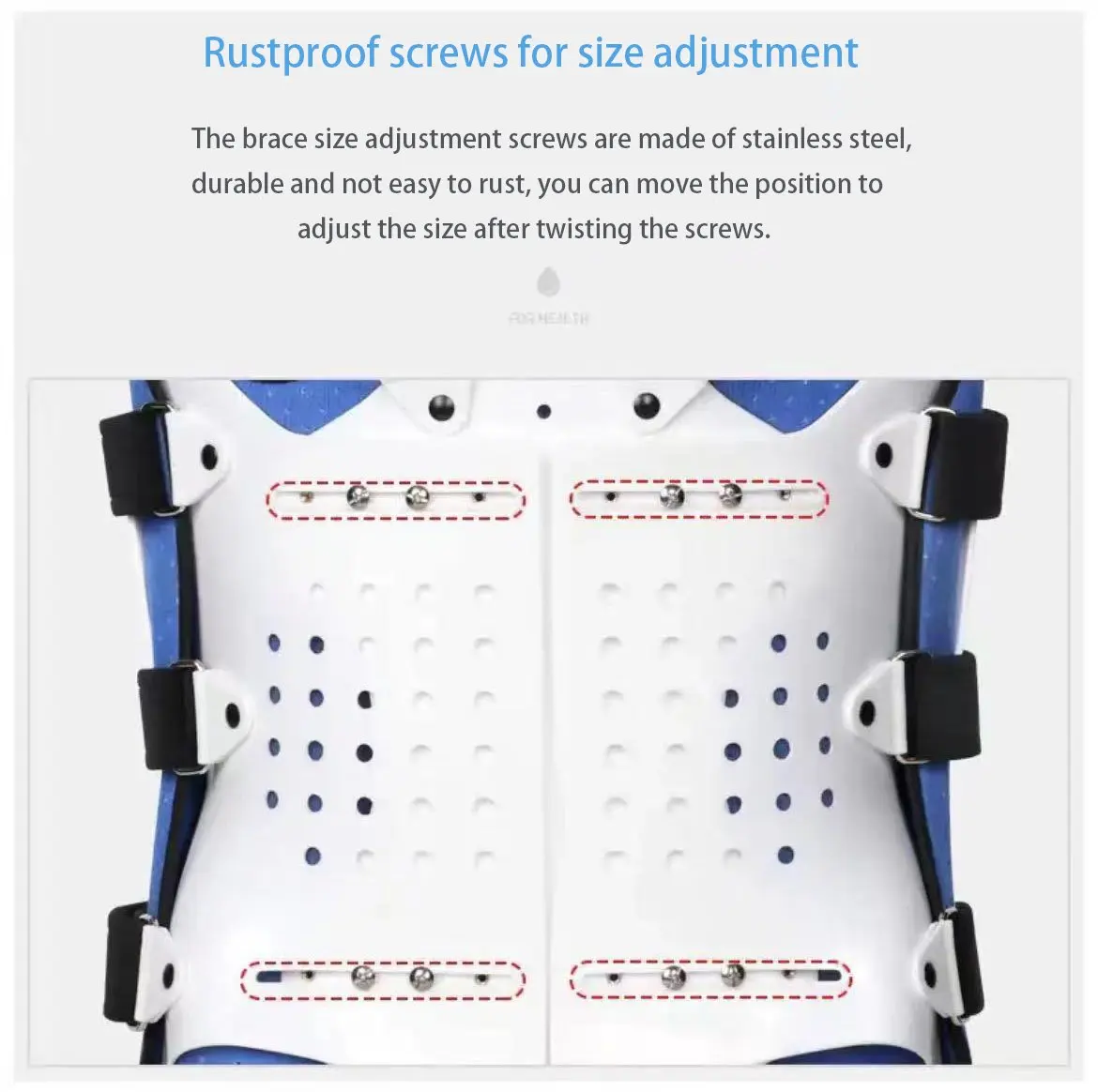 Adjustable Thoracic and Lumbar Spine Fixation Support Elderly Care Product for Rehabilitation Therapy Supplies supplier