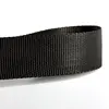 Top quality weave black webbing belt thick braided webbing straps wholesale durable variable width webbing