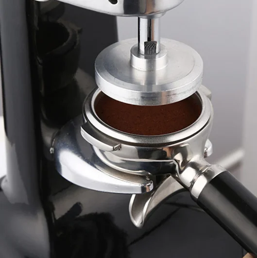 Golden 57 mm Coffee Tamper Xiuganpo Diseño de Mango Largo 57 mm Espresso Tamper Práctico Aluminio para Herramientas de Barra de café Herramientas de café Barista 