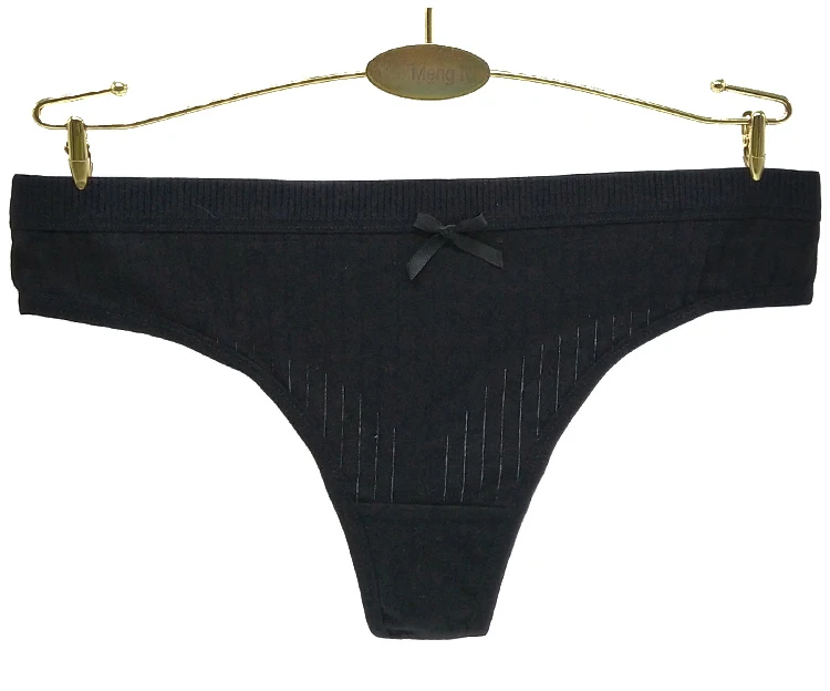 Yun Meng Ni New Women Underwear Plain Dyed High Quality Cotton Thongs S M L Xl Sexy Panties