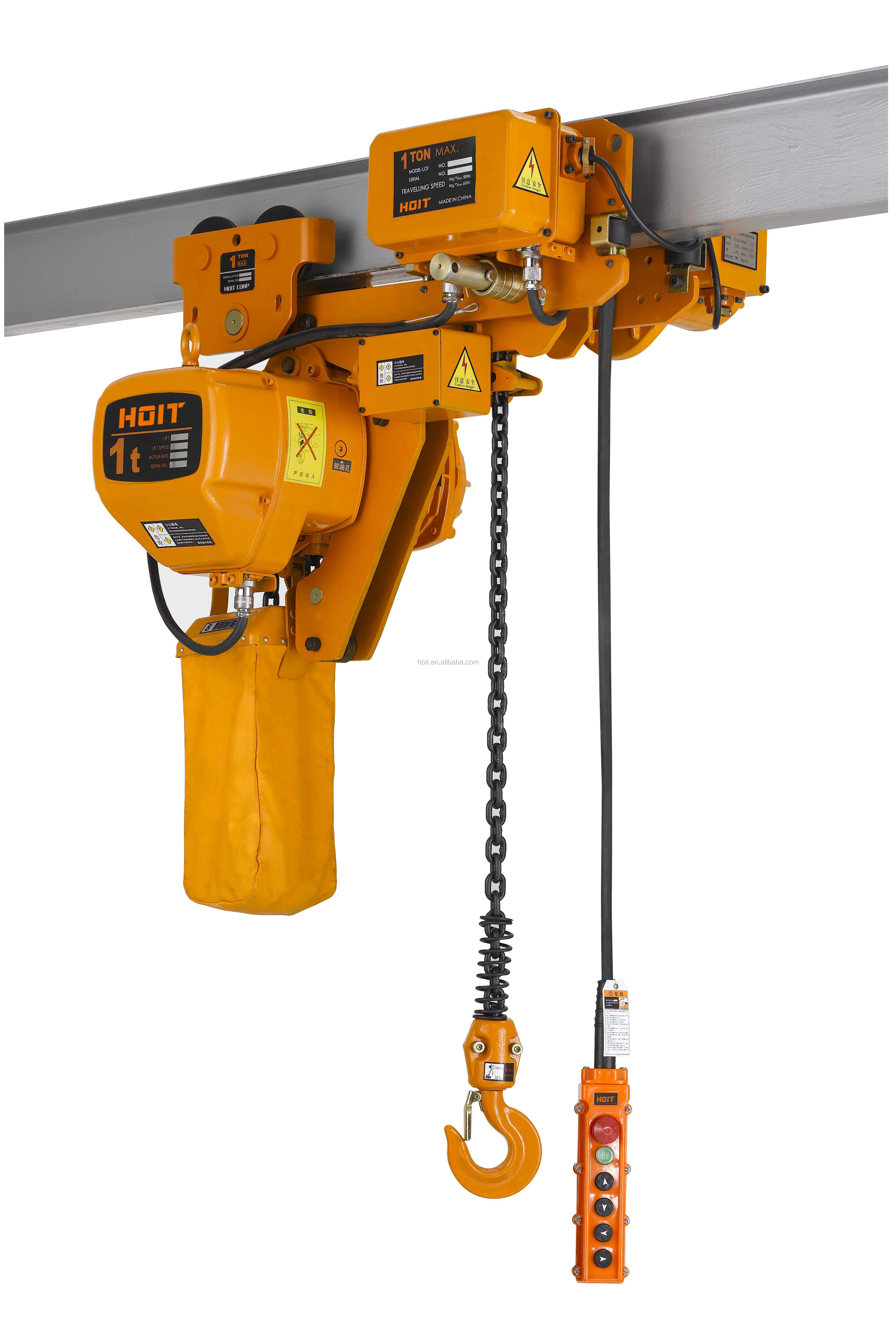 hoit 1t electric chain hoist for material handing