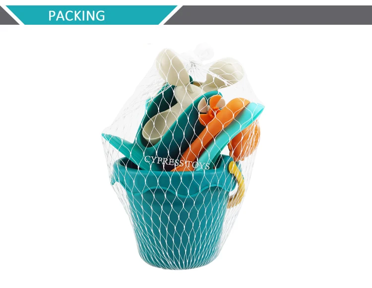 Otudoor Summer 10pcs Eco Friendly Beach Toy Silicone Beach Set Toy