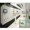 Elegant Custom Mobile Phone Shop Decoration Design Cell Phone Kiosk Wood Shop Counter Design Computer Shop Counter Design