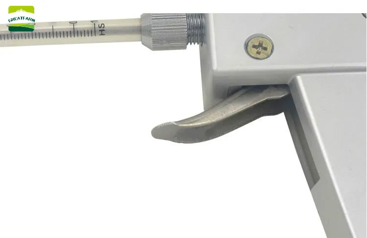 Chicken continuous insemination semen gun metering adjustable operation simple Chicken sperm artificial insemination farm device
