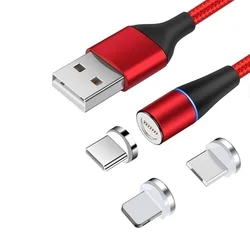 Free Sample Nylon Braided 3A Fast Charging Magnetic Micro USB Cable