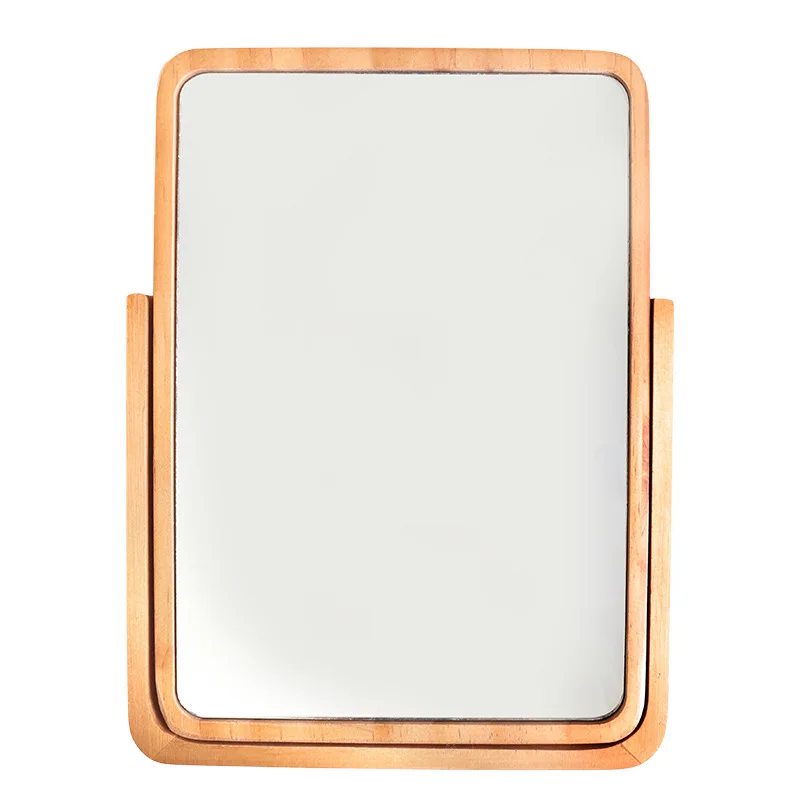 
Decorative Standing Mirror, Wood Mirror Adjust the Angle 