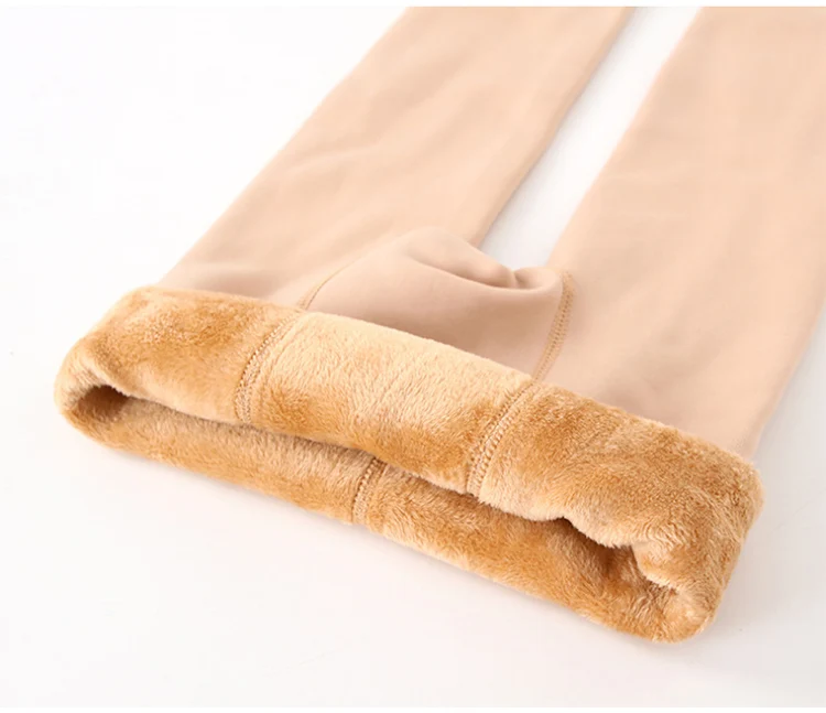 Sample Free Skin Color Women Tube Winter Thick Cozy Soft Warm Pantyhose