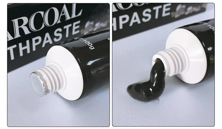 Charcoal & Organic Coconut Oil Teeth Whitening Toothpaste Black Tooth Paste