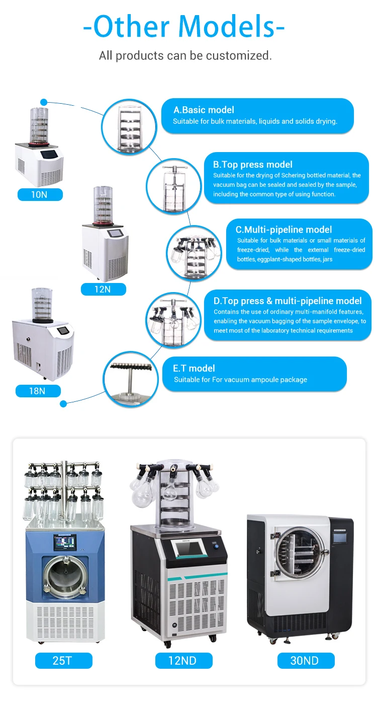 Lyophilizer Freeze Drying Lyophilization Machine