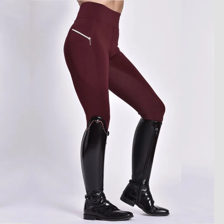 
Ladies Horse Riding Pants Jodphurs Silicone Grip Leggings Women Equestrian Full Seat Silicon Breeches Leggings 