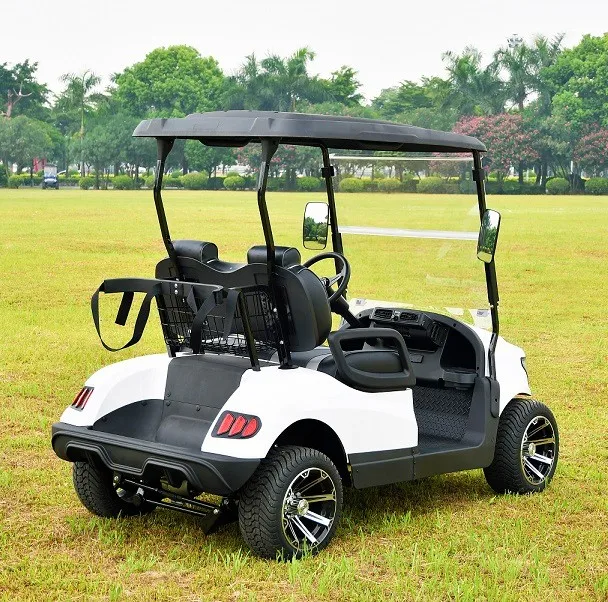 Two Seaters Big Tyre 48v 4000w Motor And Big Armrest New Electric Golf ...