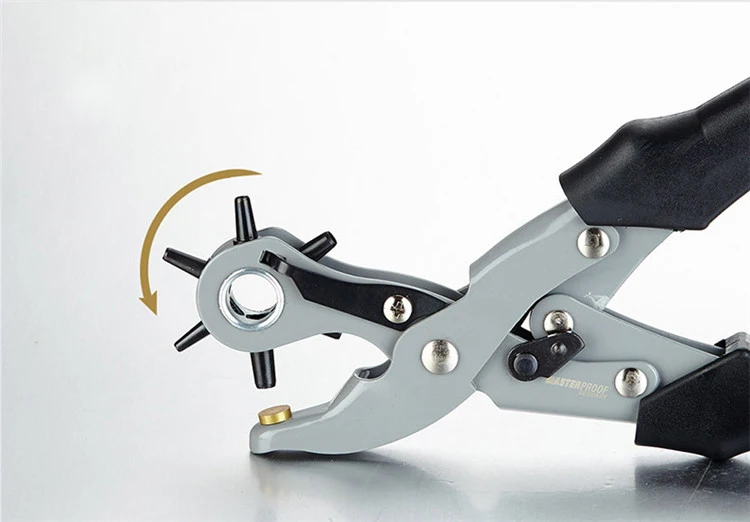 230mm Diy Simple Hole Puncher Steel For Leather Cutting Paper Office