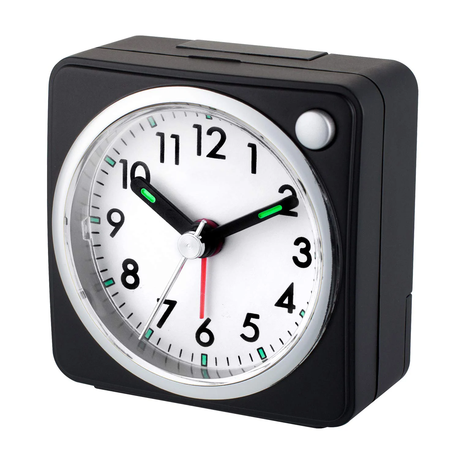 Bb06602 Redro Design Abs Quartz Analog Mini Size Travel Alarm Clock