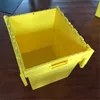 wholesale nestable containers plastic folding crates storage box with lids