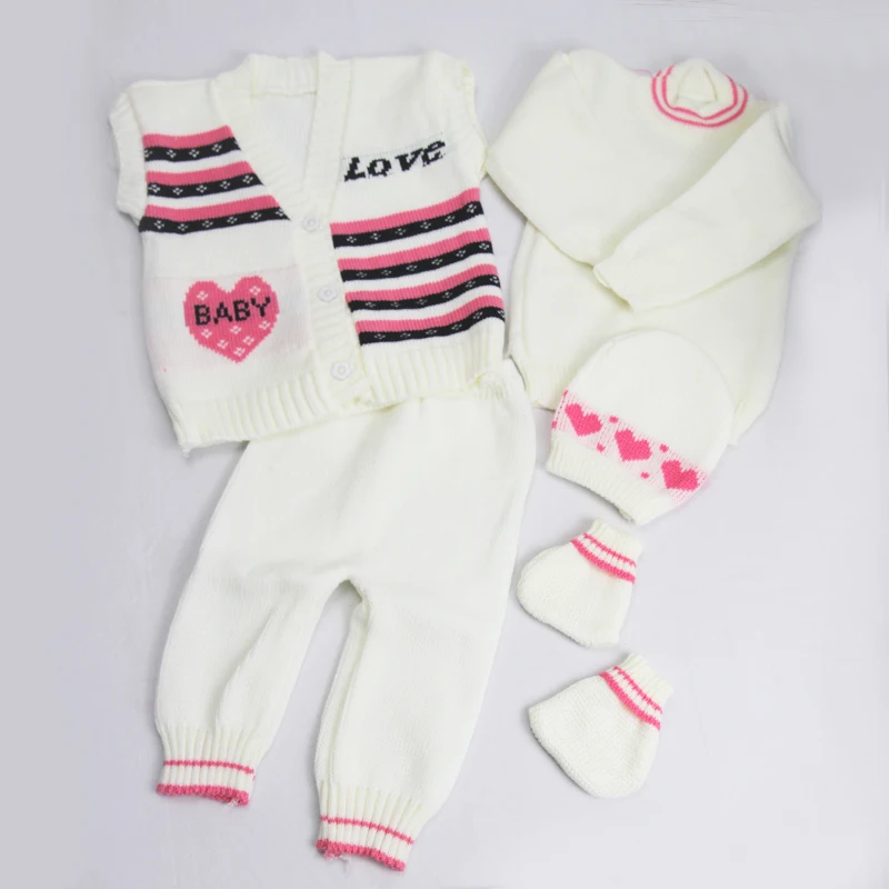 Briantex Factory Supply High Quality New Born Baby Sweater Set Knitted