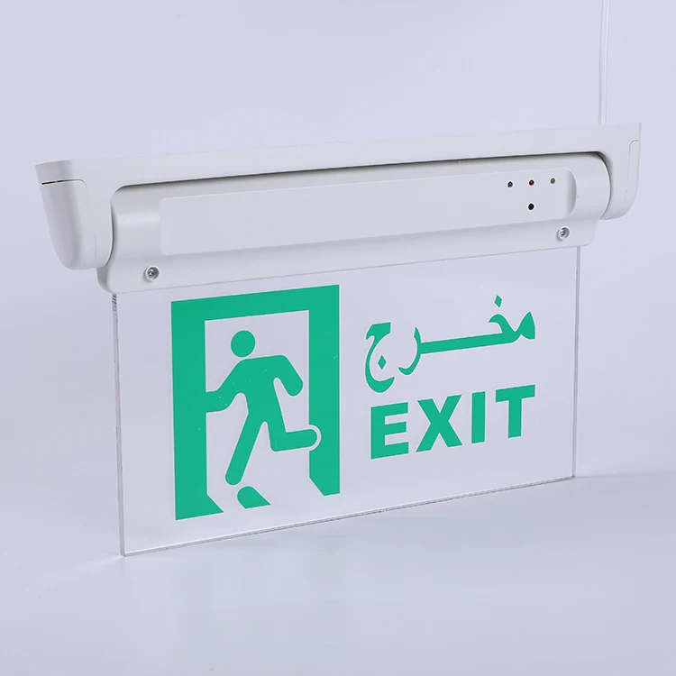 Ceiling Wall Mounted Rechargeable Emergency Sign Exit Led Light