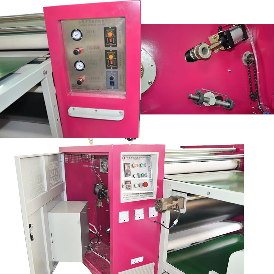 Multi-functional mouse pad piece printing upper feeding oil roller heat sublimation machine