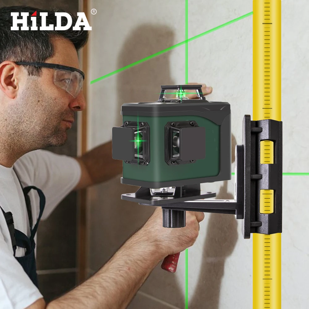 Laser Telescoping Pole Extend Laser Level Bracket With 1/4"and 5/8