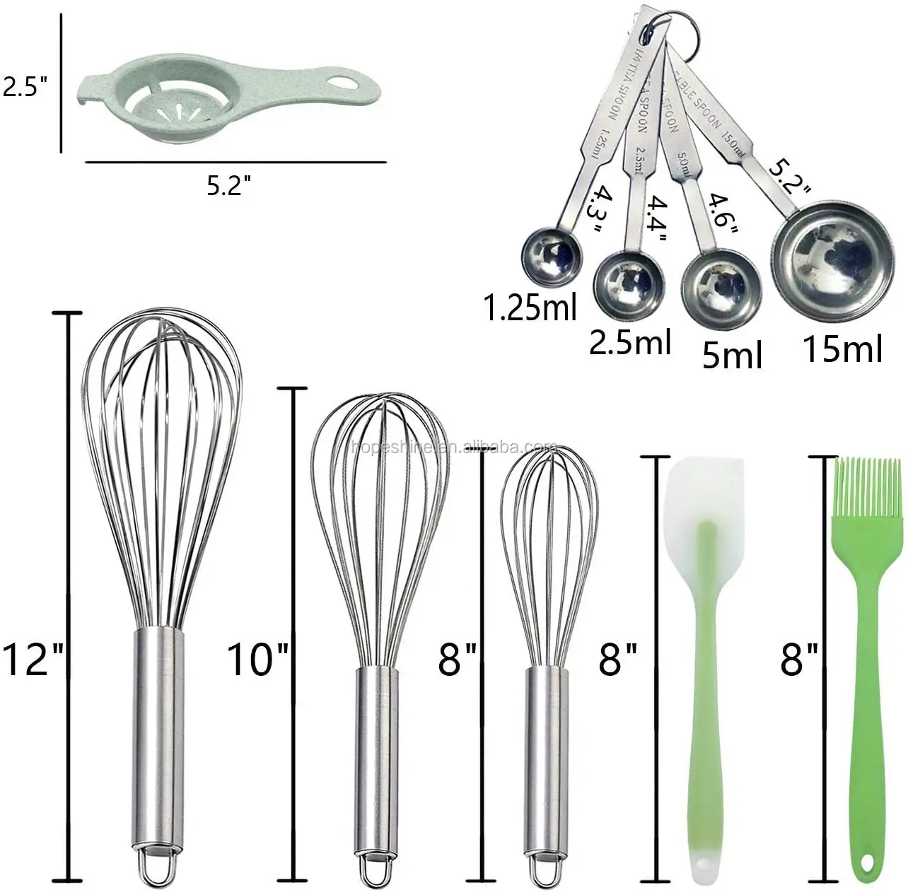 Stainless Steel Whisks For Cooking Whisk For Blending Whisking Beating And  Stirring Enhanced Version Balloon Wire