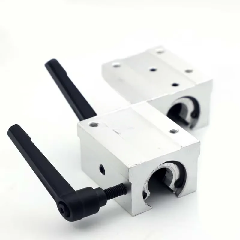 product sbr lockable adjustable cylindrical bearing slider locking positioning guide rail woodworking limit fixed open aluminum bracket-11