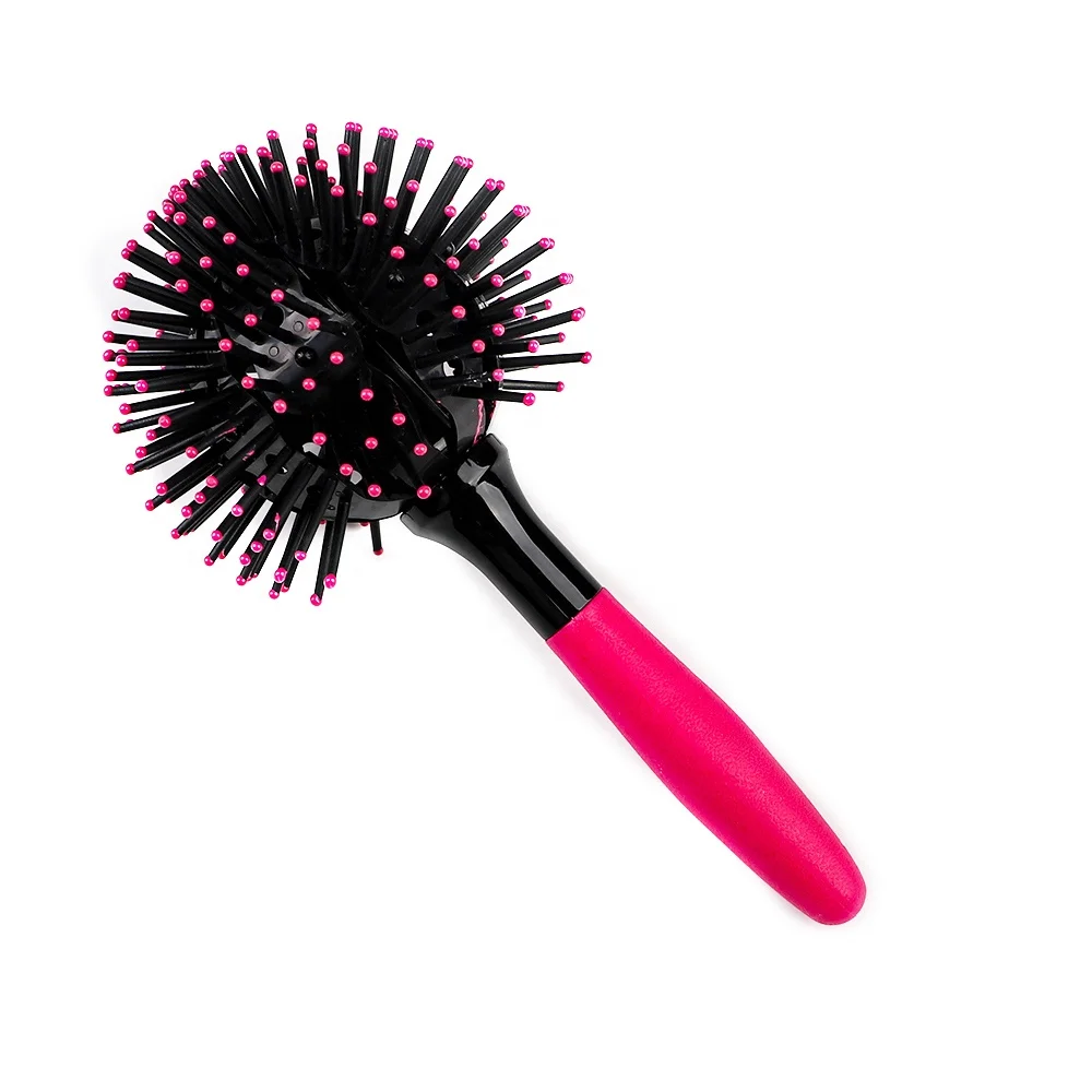 3d Round Hair Extension Brushes Comb Salon Styling Magic Detangling