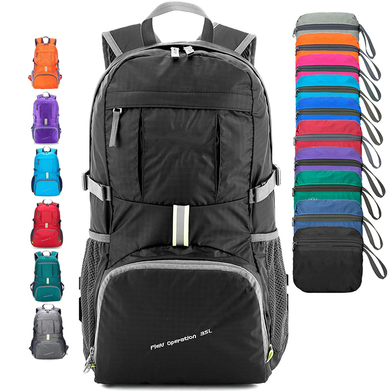 FREE SAMPLE Custom Ultralight Packable Durable Waterproof Handy Foldable Travel Cycling Hiking Camping Outdoor Daypack Backpack