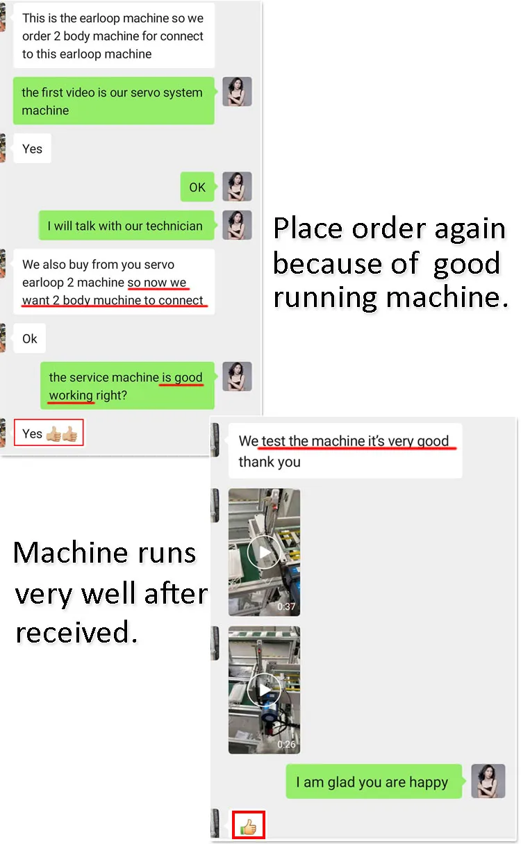 customer feedback.