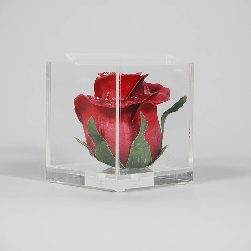 YAGELI wholesale acrylic wedding preserved flower box