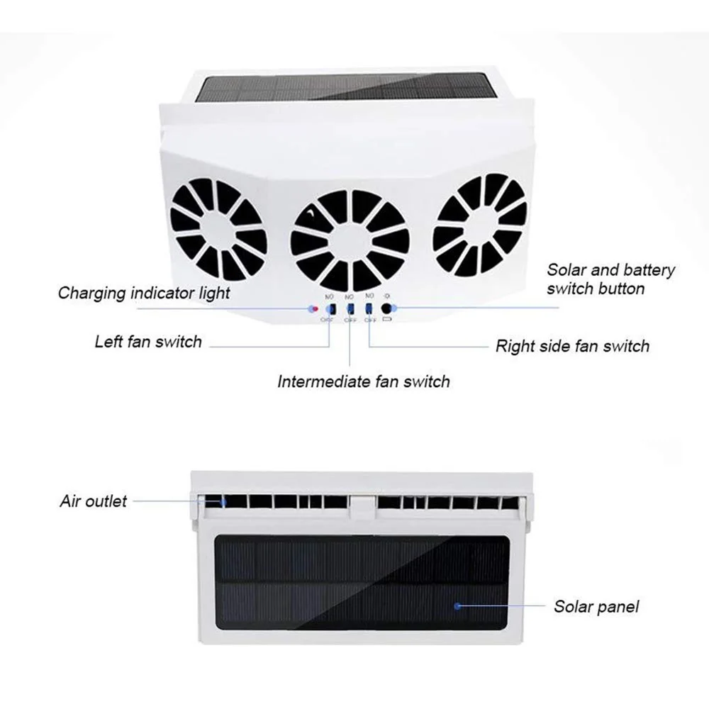 Summer solar powered vehicle exhaust fan car window ventilator auto fan cool ventilation cooling air conditioning Exhaust.jpg