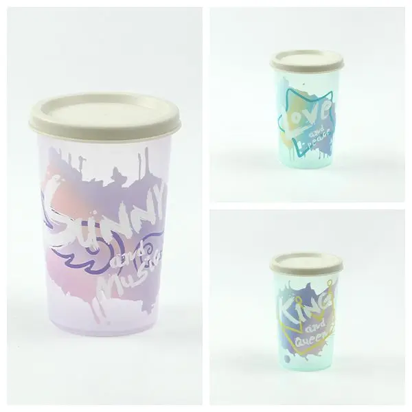New design 2019 drinking beverage/coffee reusable pp plastic cup