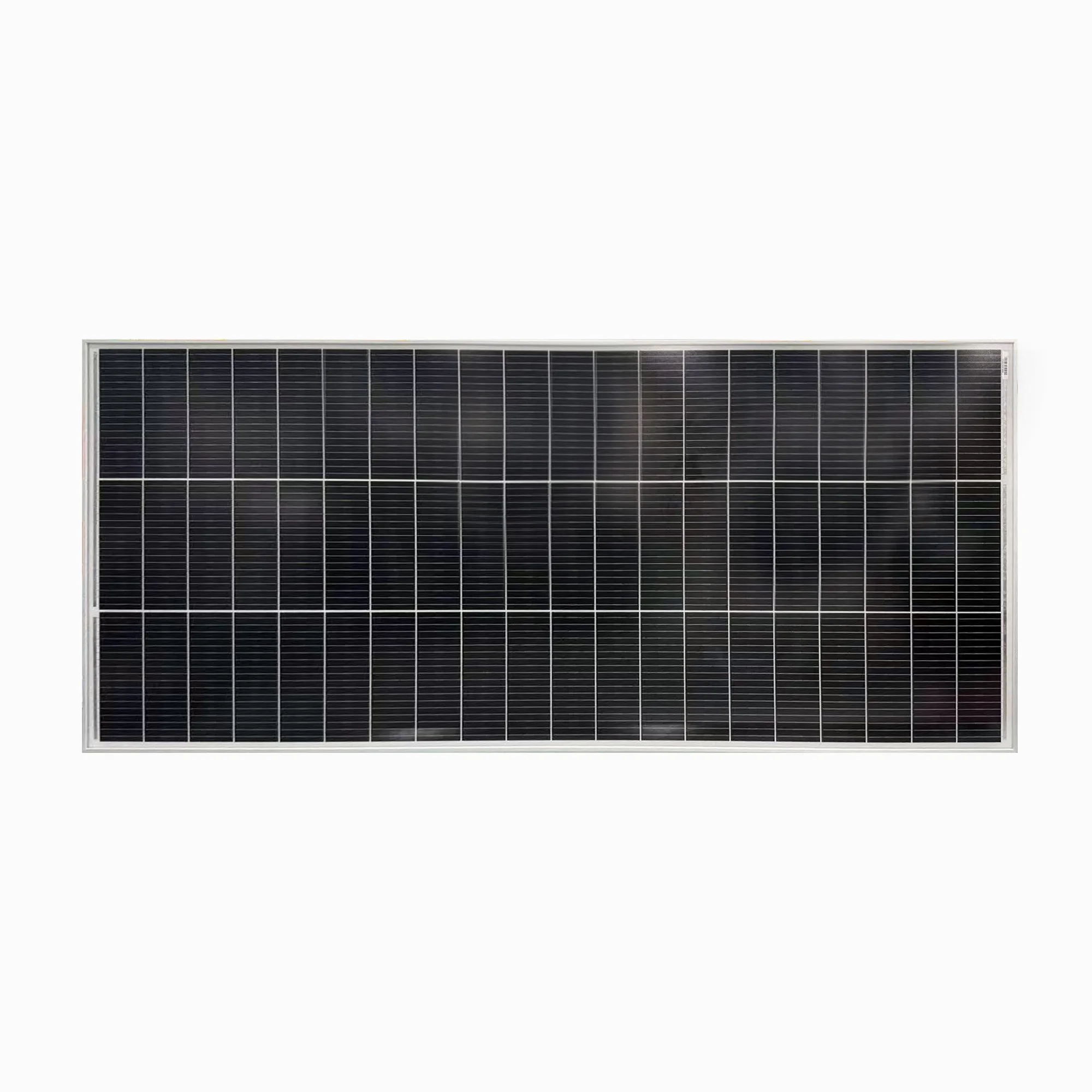 Loom Solar 190W monocrystalline solar panel mounted on a campervan roof