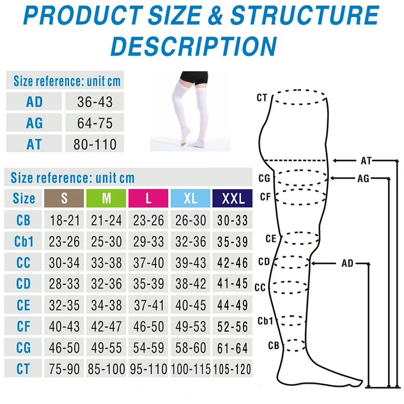Antithrombotic Stockings Compression Sleeping Stockings Antiembolism