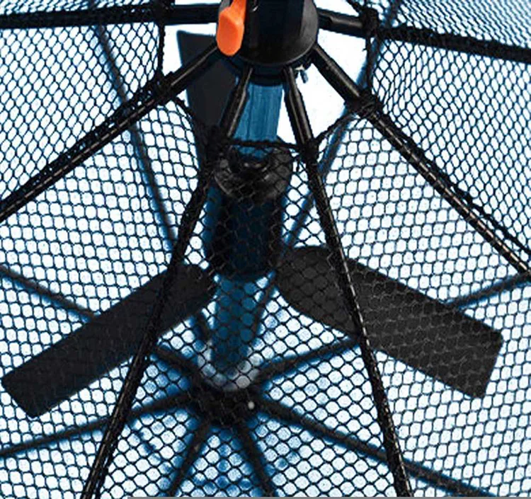 Special USB anti-uv waterproof solar fan straight umbrella