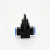 HVFF Hand valve plastic pneumatic joint tube valve fittings with low price