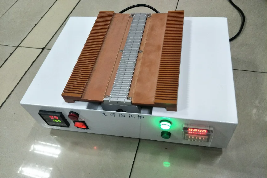 一种卧式光纤跳线缠绕环氧固化炉