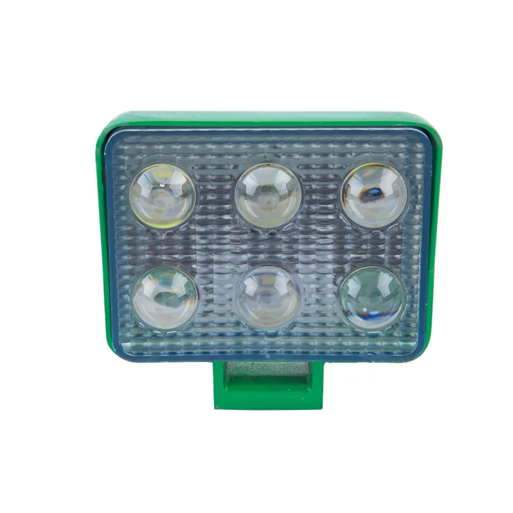 3 inch 6 white didoes 12v Truck trailer lamp parts green LED Emergency parts work light