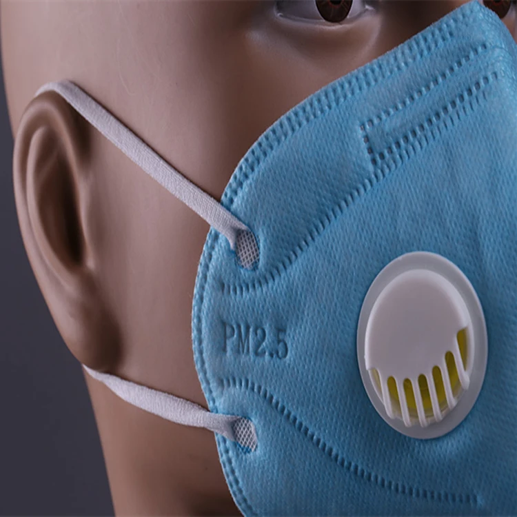 Disposable Mouth Cover Dust Mask N95 Anti Pm25 Pollution Dust Protective Face Mask With Valve 5219