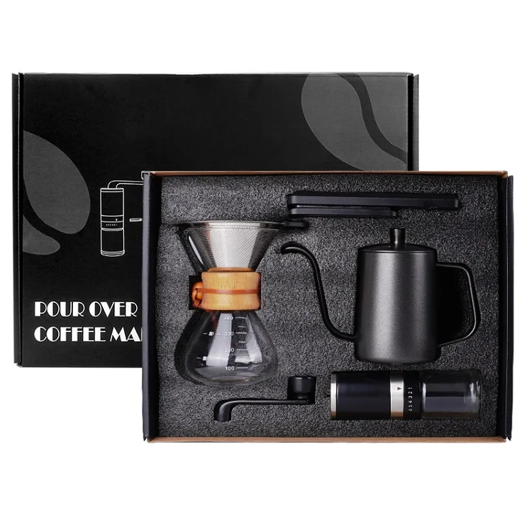 Portable Coffee Maker Outdoor Modern Manual Drip Travel Bag Grinder Pot