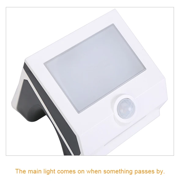 Wetop led solar wall light china outdoor black or white sensor lamp