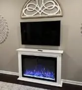 Electric Fireplace, 50", Wall, 500W - detail 14
