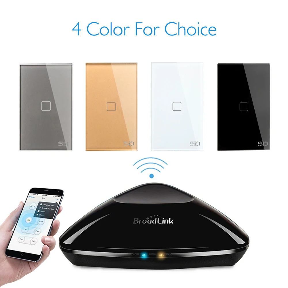 Smartdust Us Australian Tempered Glass 3 Gang 2 Way Rf Remote Single