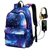 Wholesale Good Quality Laptop Starry Sky Backpack School Bag with USB