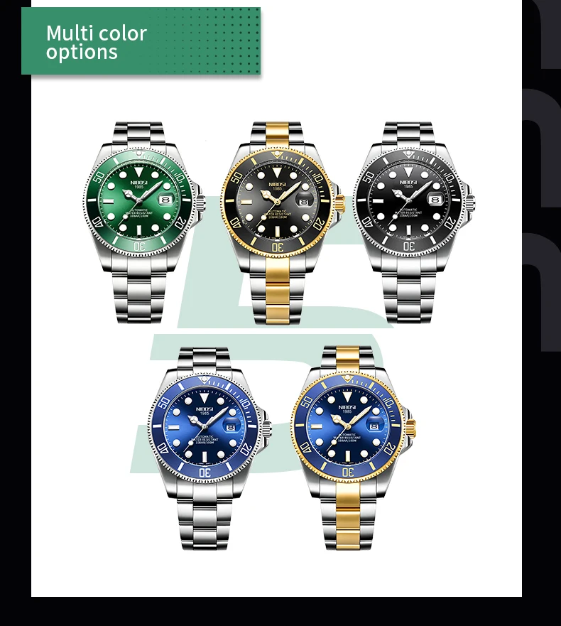 nibosi automatic watch