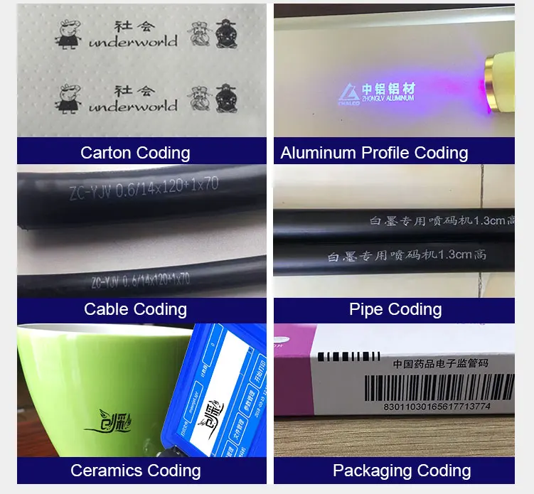 Industrial do Código de Barras qr da Impressora a Jato de Tinta m6 para a Data de Expiração do Código do Lote Impressora Portátil Handheld 2 Cheap Impressoras