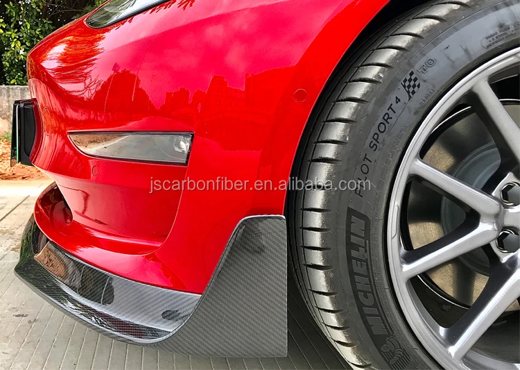 Vorsstyle Dry Carbon Fiber Front Bumper Lip For Model 3 Buy Front Lip