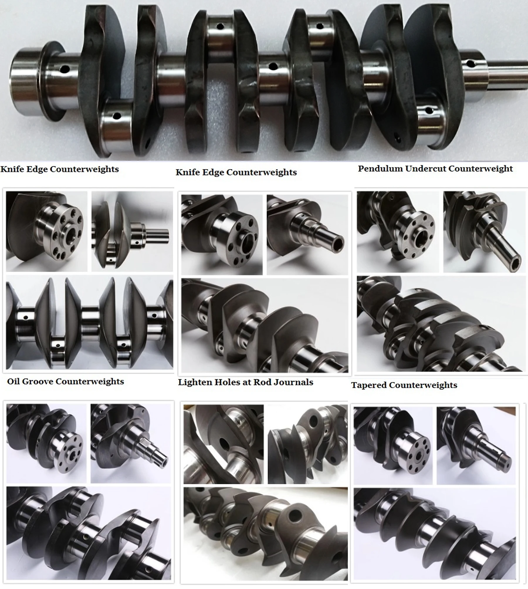 Custom Billet Steel Crankshafts For Nissan Cherry Datsun 310