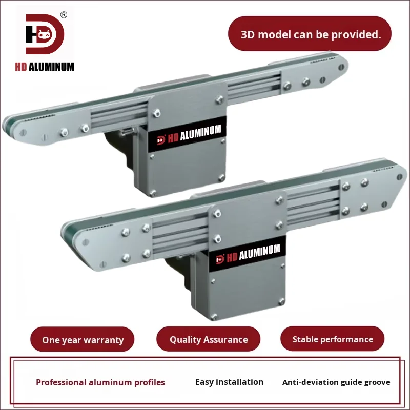 Precision Mini Assembly Line Synchronous Belt Small Transmission Automation Motor Speed Control for Heat Sink Processing Cutting details